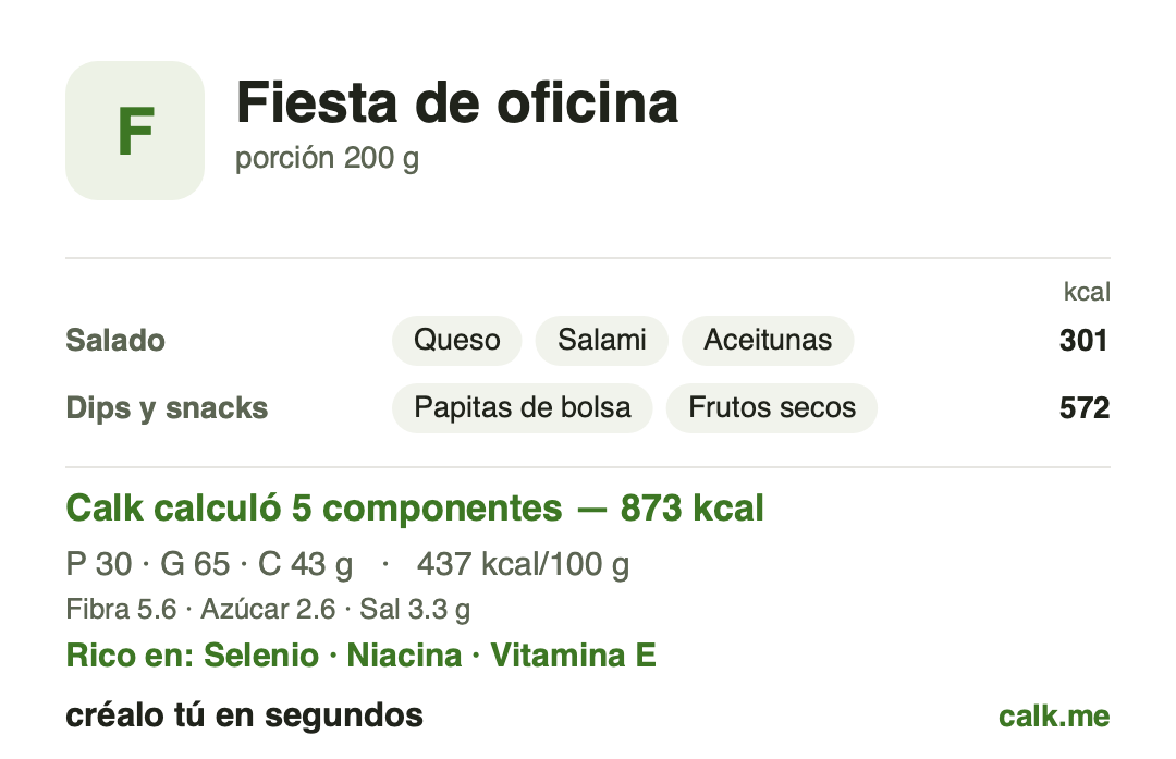 Plantilla Fiesta de oficina de Calk con refrigerios y bebidas